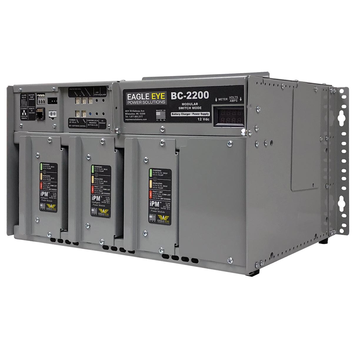 BC-2200 Charger – 12V, Four Bay, Three IPMs
