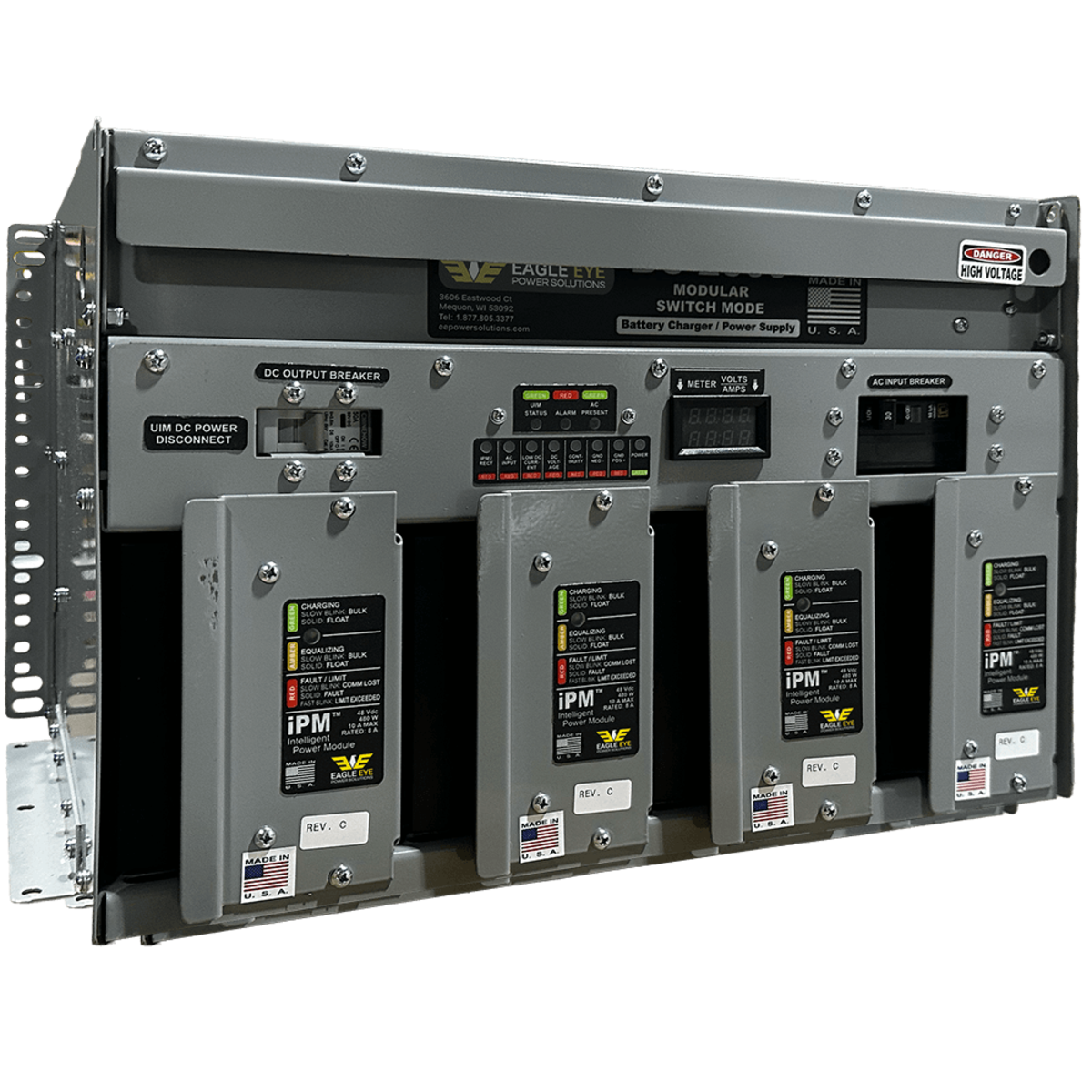 Eagle Eye Power Solutions 48V Emergency Battery Charger (charger view)