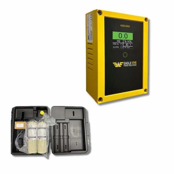 Hydrogen Gas Detector and Test Kit from Eagle Eye Power Solutions