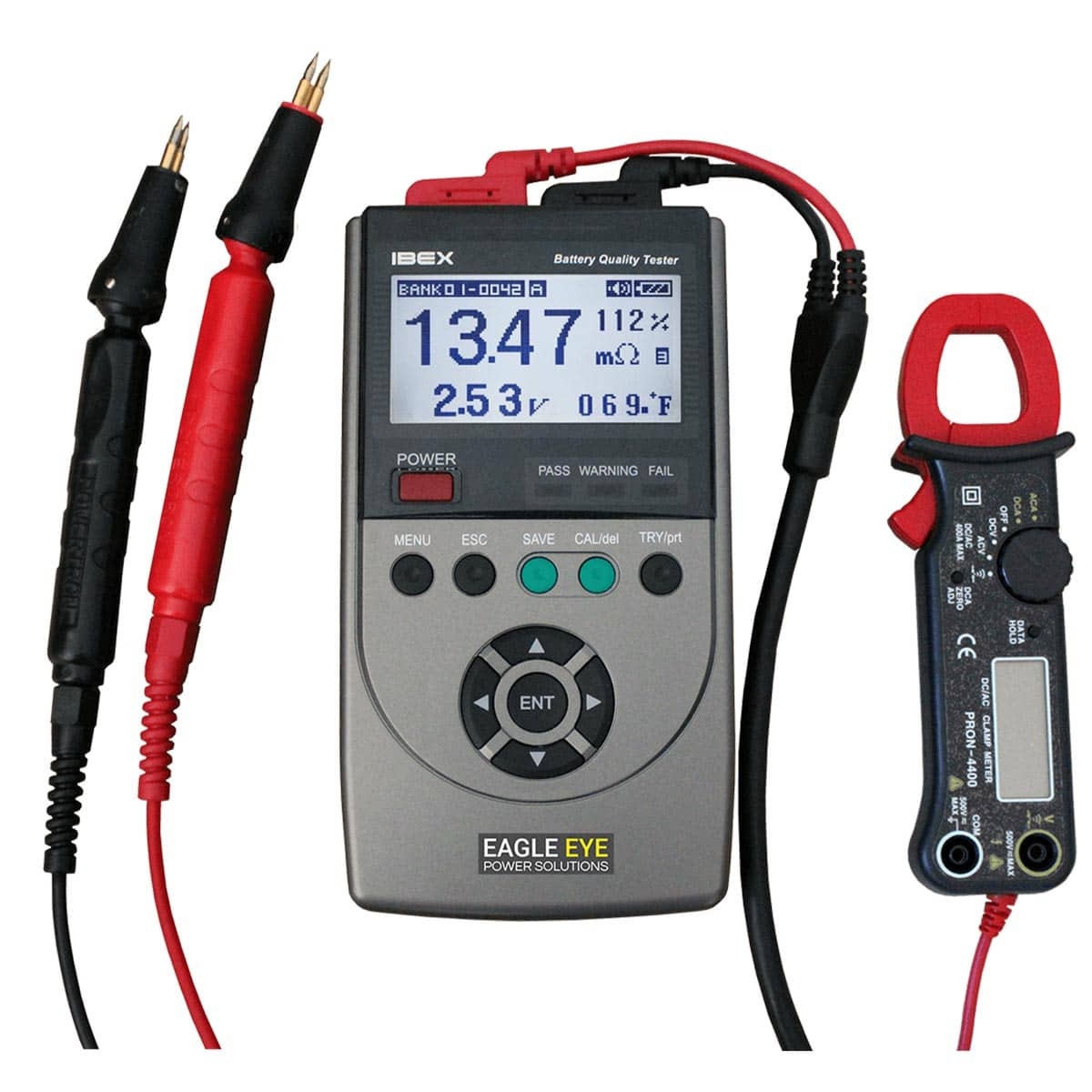 Eagle Eye Power Solutions IBEX Ultra battery tester with cables