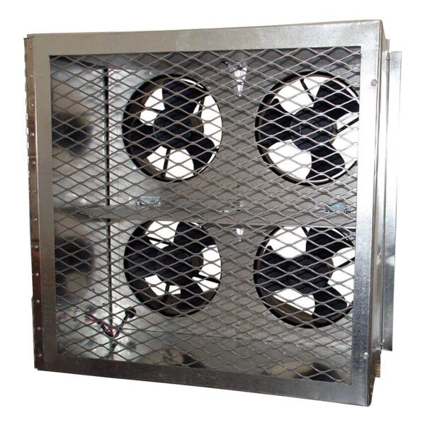 Eagle Eye Power Solutions VS-24 wall unit ventilation system: four small fans encased behind a metal screen