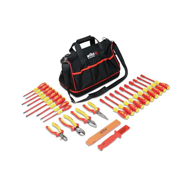 Wiha Tools 25-Piece Insulated Pliers-Cutters, and Screwdriver Tool Set